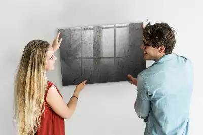 Magnetická popisovateľná tabuľa kovová