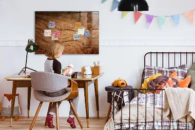 Magnetická popisovacia tabuľa v dizajne starého dreva