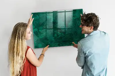 Magnetická popisovateľná tabuľa smaragdová