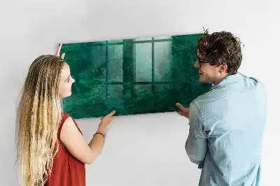 Magnetická popisovateľná tabuľa smaragdová