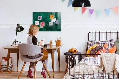 Magnetická popisovateľná tabuľa smaragdová