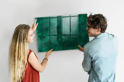 Magnetická popisovateľná tabuľa smaragdová