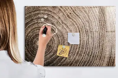 Magnetická popisovacia tabuľa v tvare kmeňa stromu