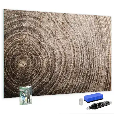 Magnetická popisovacia tabuľa v tvare kmeňa stromu