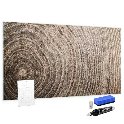 Magnetická popisovacia tabuľa v tvare kmeňa stromu
