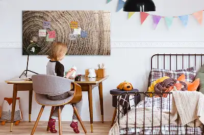Magnetická popisovacia tabuľa v tvare kmeňa stromu