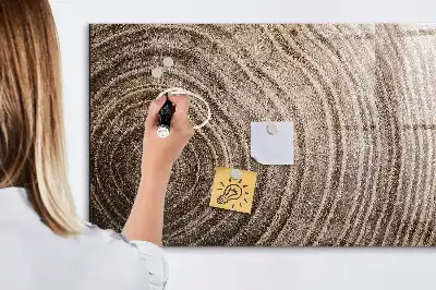 Magnetická popisovacia tabuľa v tvare kmeňa stromu