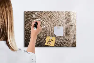 Magnetická popisovacia tabuľa v tvare kmeňa stromu