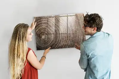 Magnetická popisovacia tabuľa v tvare kmeňa stromu
