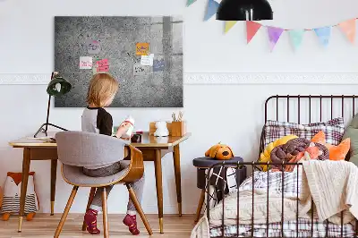 Magnetická popisovacia tabuľa industriálny nástenný dizajn