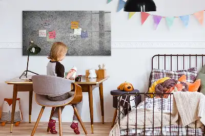 Magnetická popisovacia tabuľa industriálny nástenný dizajn