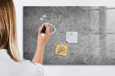 Magnetická popisovacia tabuľa industriálny nástenný dizajn
