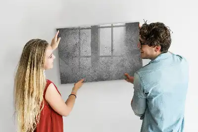Magnetická popisovacia tabuľa industriálny nástenný dizajn