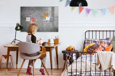 Magnetická popisovacia tabuľa industriálny nástenný dizajn
