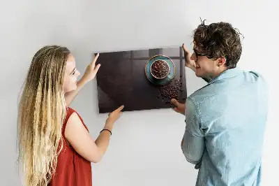 Magnetická popisovateľná tabuľa v tvare šálky kávy