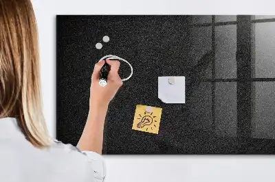 Magnetická popisovacia tabuľa tmavá hornina