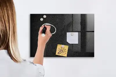 Magnetická popisovacia tabuľa tmavá hornina