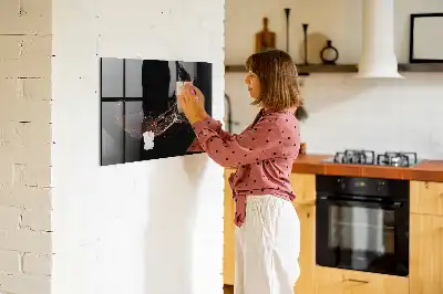 Magnetická popisovacia tabuľa motív rozliaty nápoj