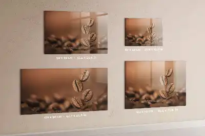 Magnetická popisovateľná tabuľa s motívom kávových zrniek