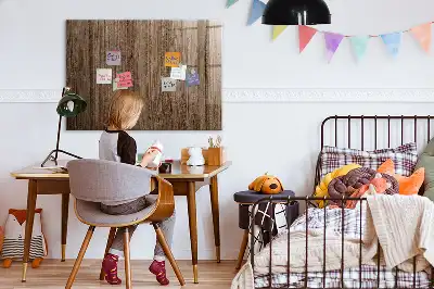 Magnetická popisovacia tabuľa tmavé drevo