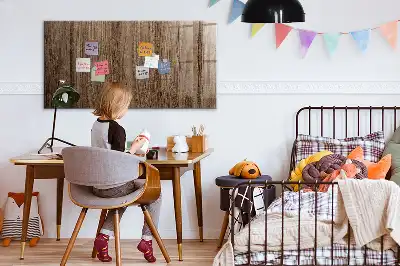 Magnetická popisovacia tabuľa tmavé drevo