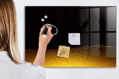 Magnetická popisovateľná tabuľa pomarančový džús