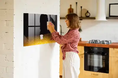 Magnetická popisovateľná tabuľa pomarančový džús