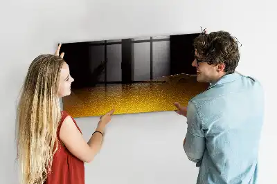 Magnetická popisovateľná tabuľa pomarančový džús