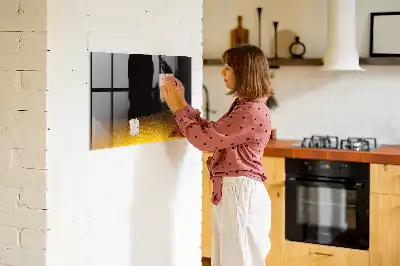 Magnetická popisovateľná tabuľa pomarančový džús