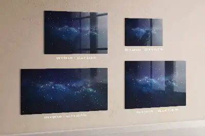 Magnetická popisovacia tabuľa tmavá obloha a hviezdy