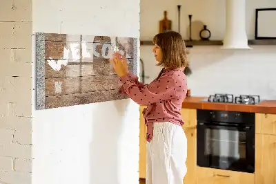 Magnetická popisovacia tabuľa uvítacia