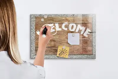 Magnetická popisovacia tabuľa uvítacia