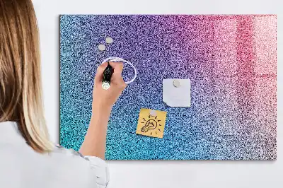 Magnetická popisovacia tabuľa s gradientným vzorom