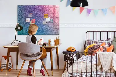 Magnetická popisovacia tabuľa s gradientným vzorom