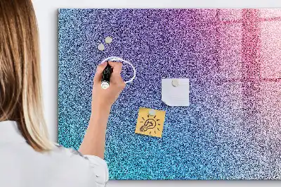 Magnetická popisovacia tabuľa s gradientným vzorom