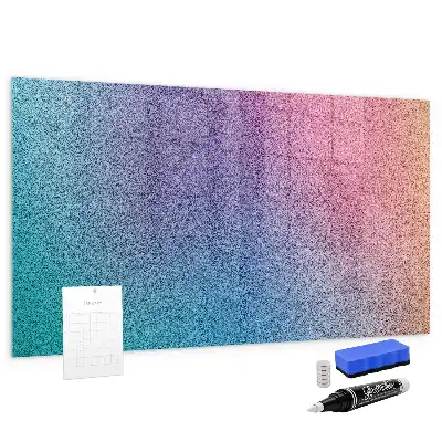 Magnetická popisovacia tabuľa s gradientným vzorom