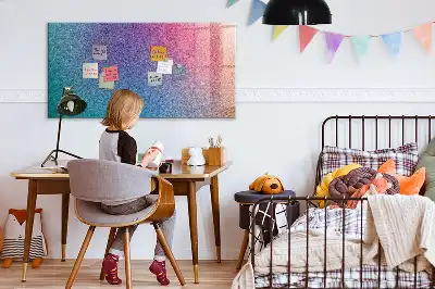 Magnetická popisovacia tabuľa s gradientným vzorom