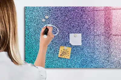 Magnetická popisovacia tabuľa s gradientným vzorom
