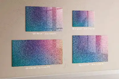 Magnetická popisovacia tabuľa s gradientným vzorom