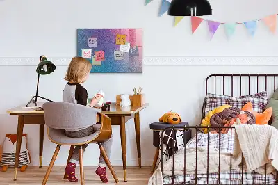 Magnetická popisovacia tabuľa s gradientným vzorom
