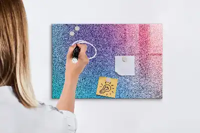 Magnetická popisovacia tabuľa s gradientným vzorom