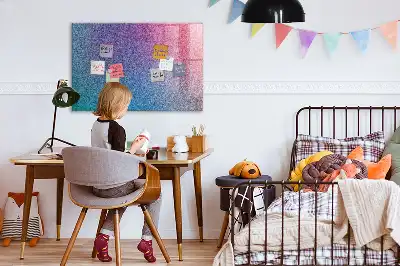 Magnetická popisovacia tabuľa s gradientným vzorom