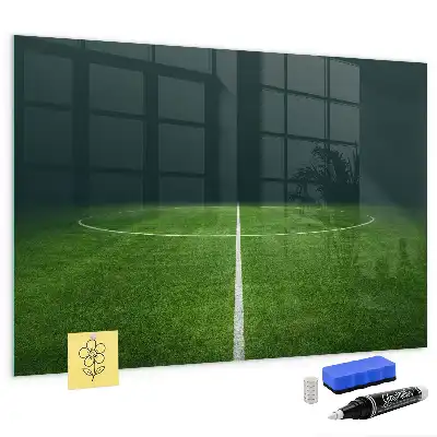 Magnetická popisovateľná tabuľa s motívom futbalového ihriska