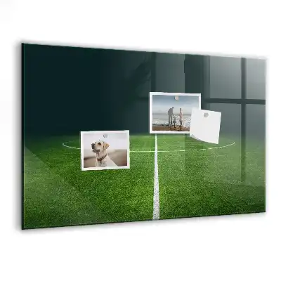 Magnetická popisovateľná tabuľa s motívom futbalového ihriska