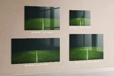 Magnetická popisovateľná tabuľa s motívom futbalového ihriska