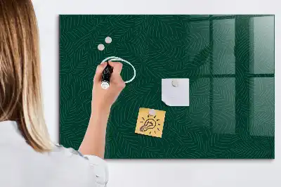 Magnetická popisovacia tabuľa vzor listov