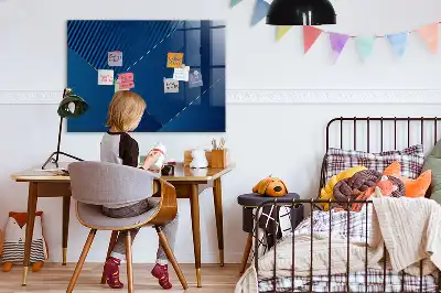 Magnetická popisovateľná tabuľa dekoratívna abstrakcia
