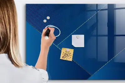 Magnetická popisovateľná tabuľa dekoratívna abstrakcia