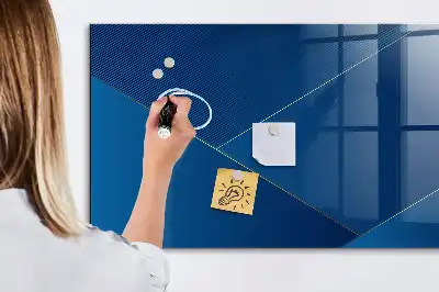 Magnetická popisovateľná tabuľa dekoratívna abstrakcia