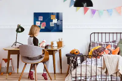 Magnetická popisovateľná tabuľa dekoratívna abstrakcia